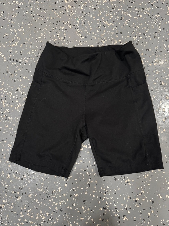 Pants - Women’s High-Waist Black Active Bike Shorts